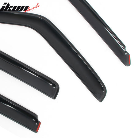 Fits 95-05 GMC Jimmy Chevy Blazer 4Dr In-Channel Window Visors Acrylic Deflector