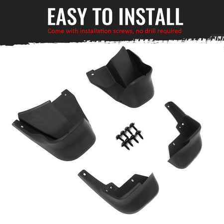 Fits 96-98 Honda Civic Coupe Sedan Fender Mud Flaps Wheel Arch Splash Guards PP