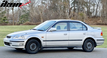 Fits 96-98 Honda Civic Coupe Sedan Fender Mud Flaps Wheel Arch Splash Guards PP