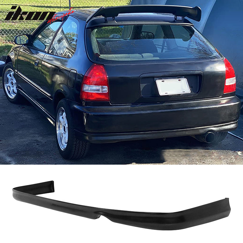 Fits 96-98 Honda Civic 2Dr/4Dr SIR Front + Rear Bumper Lip