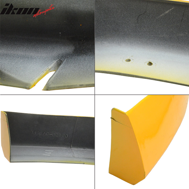 Fits 96-98 Honda Civic EK TR Type R Front Bumper Lip Spoiler PU Orange Splitter
