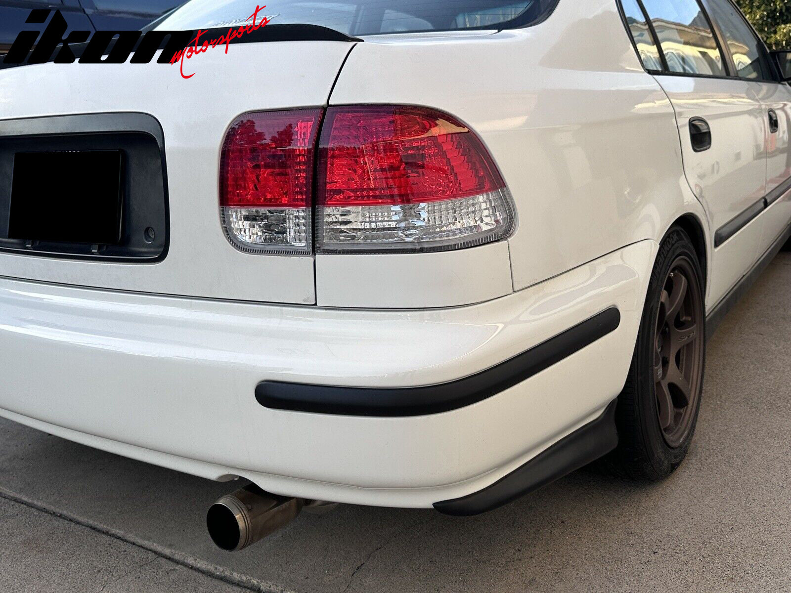 Fits 96-98 Honda Civic JDM Style Rear Bumper Lip Side Aprons