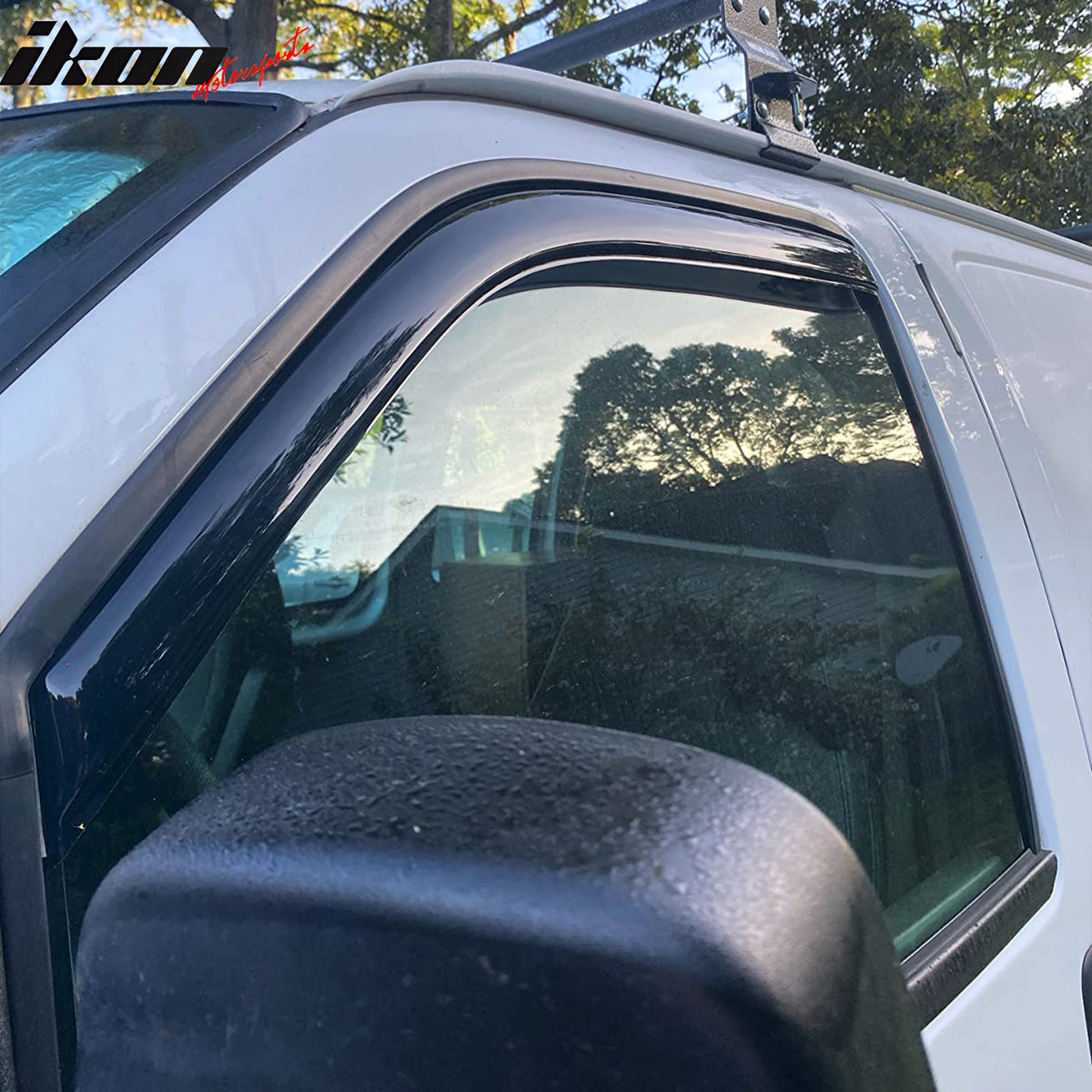 Fits 96-24 Chevy Express GMC Savana 1500/2500/3500 In-channel Window Visors 2PCS
