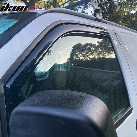 Fits 96-24 Chevy Express GMC Savana 1500/2500/3500 In-channel Window Visors 2PCS