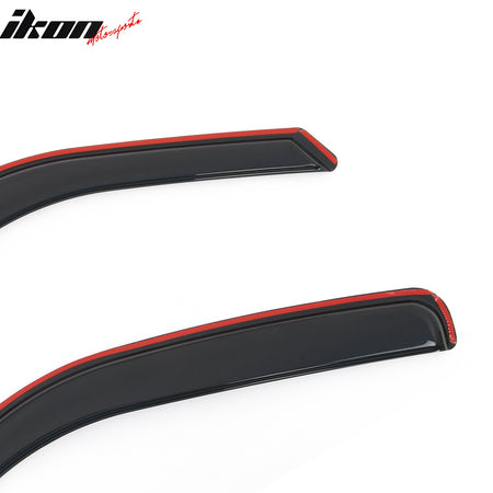 Fits 96-24 Chevy Express GMC Savana 1500/2500/3500 In-channel Window Visors 2PCS