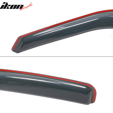 Fits 96-24 Chevy Express GMC Savana 1500/2500/3500 In-channel Window Visors 2PCS