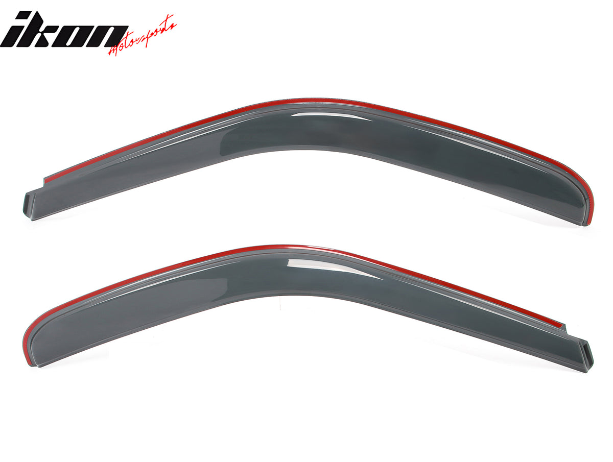 Fits 97-99 Ford F250& 97-03 F150 Standard Cab In-channel Window Visor Rain Shade