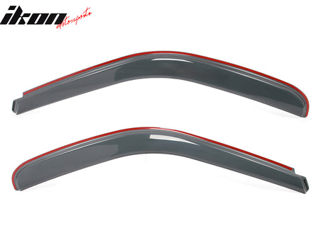 Fits 97-99 Ford F250& 97-03 F150 Standard Cab In-channel Window Visor Rain Shade