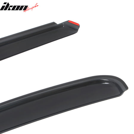 Fits 97-99 Ford F250& 97-03 F150 Standard Cab In-channel Window Visor Rain Shade