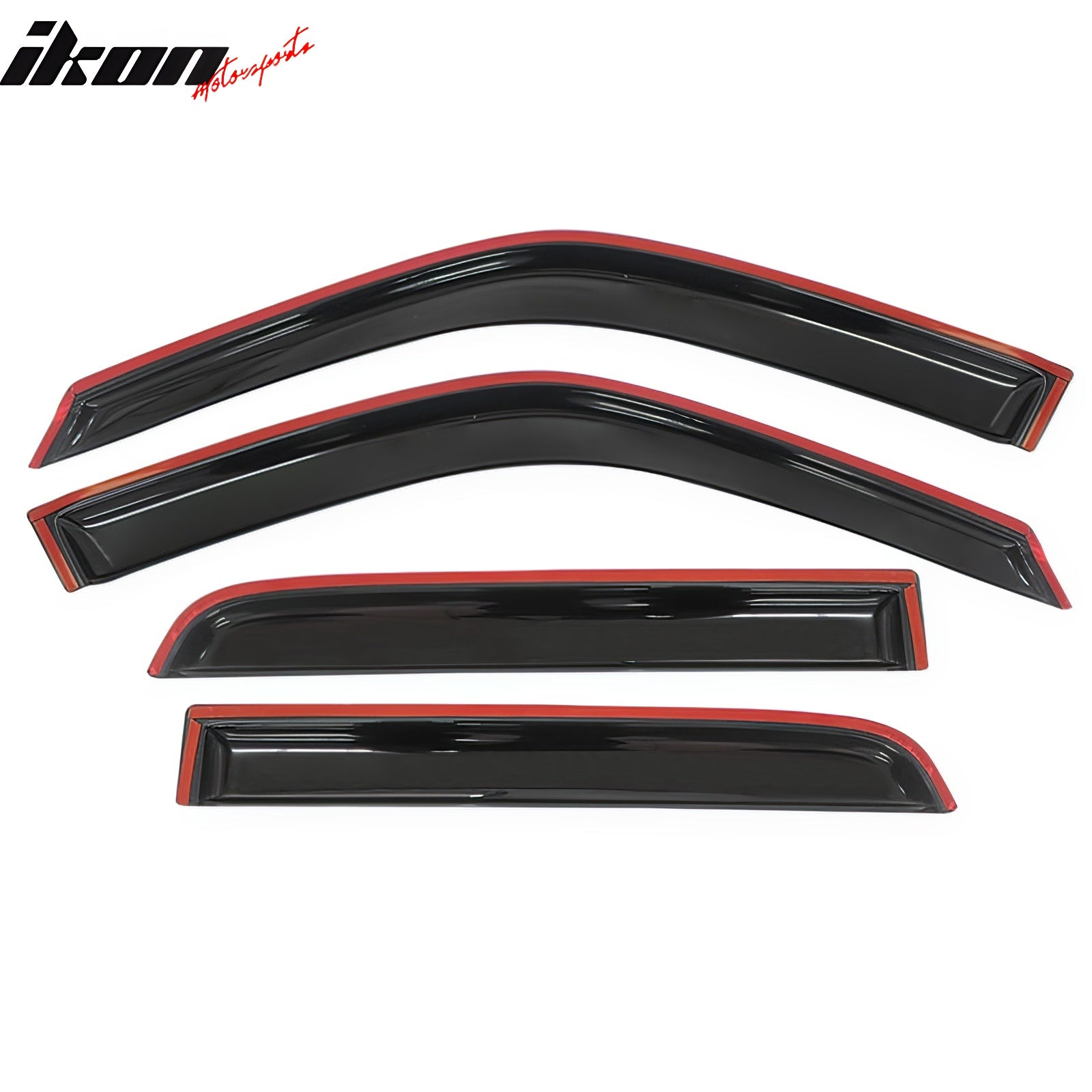 Fits 97-01 Honda CRV CR-V Acrylic 4PCS Window Visors Vent Rain Sun Guard Tape-On