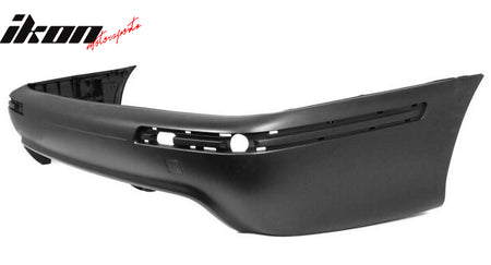 Fits 97-03 BMW E39 5-Series M5 Style Rear Bumper Cover W/Twin Muffler Single Out