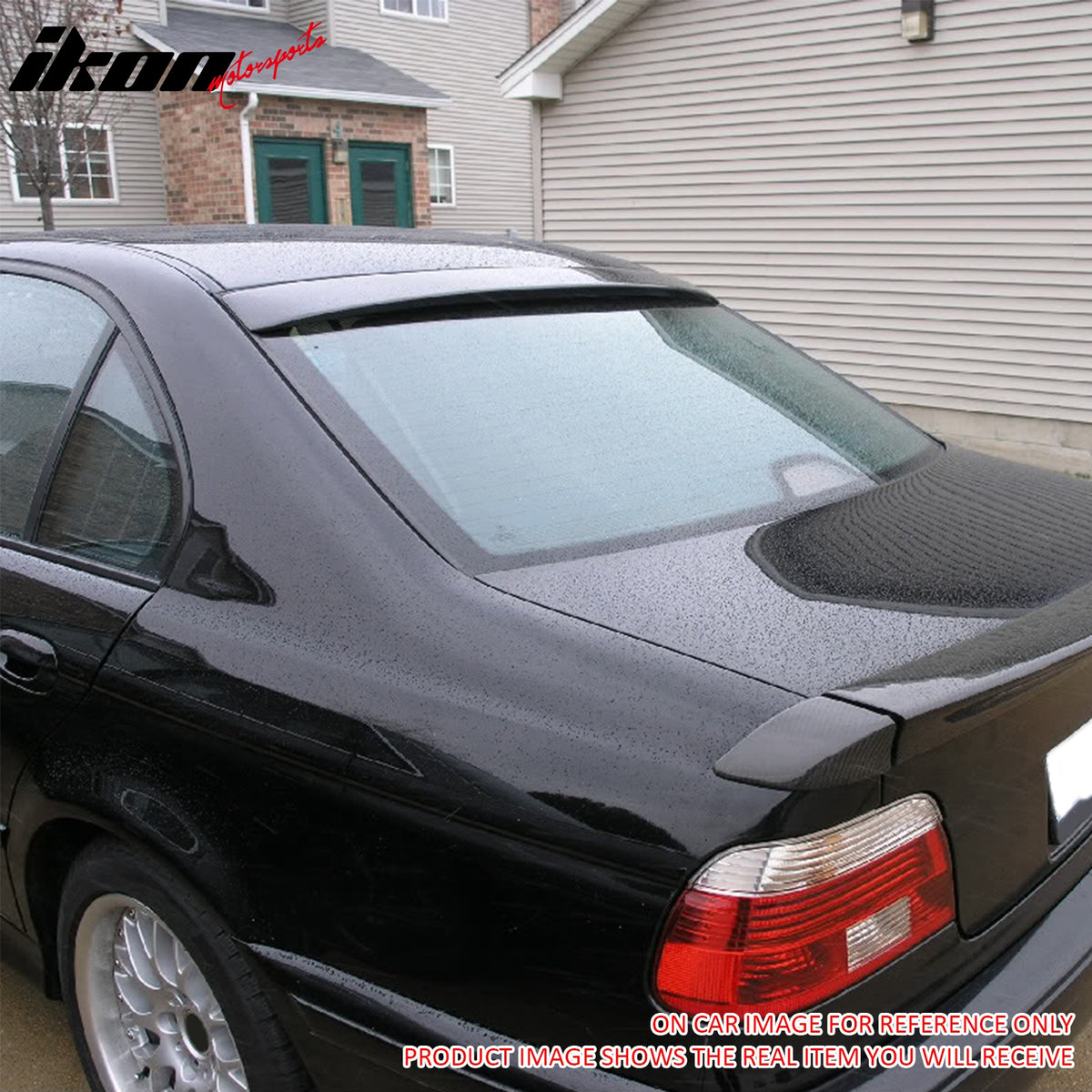 Fits 97-03 BMW E39 5 Series & M5 Sedan AC Style Rear Roof Spoiler Unpainted Gray