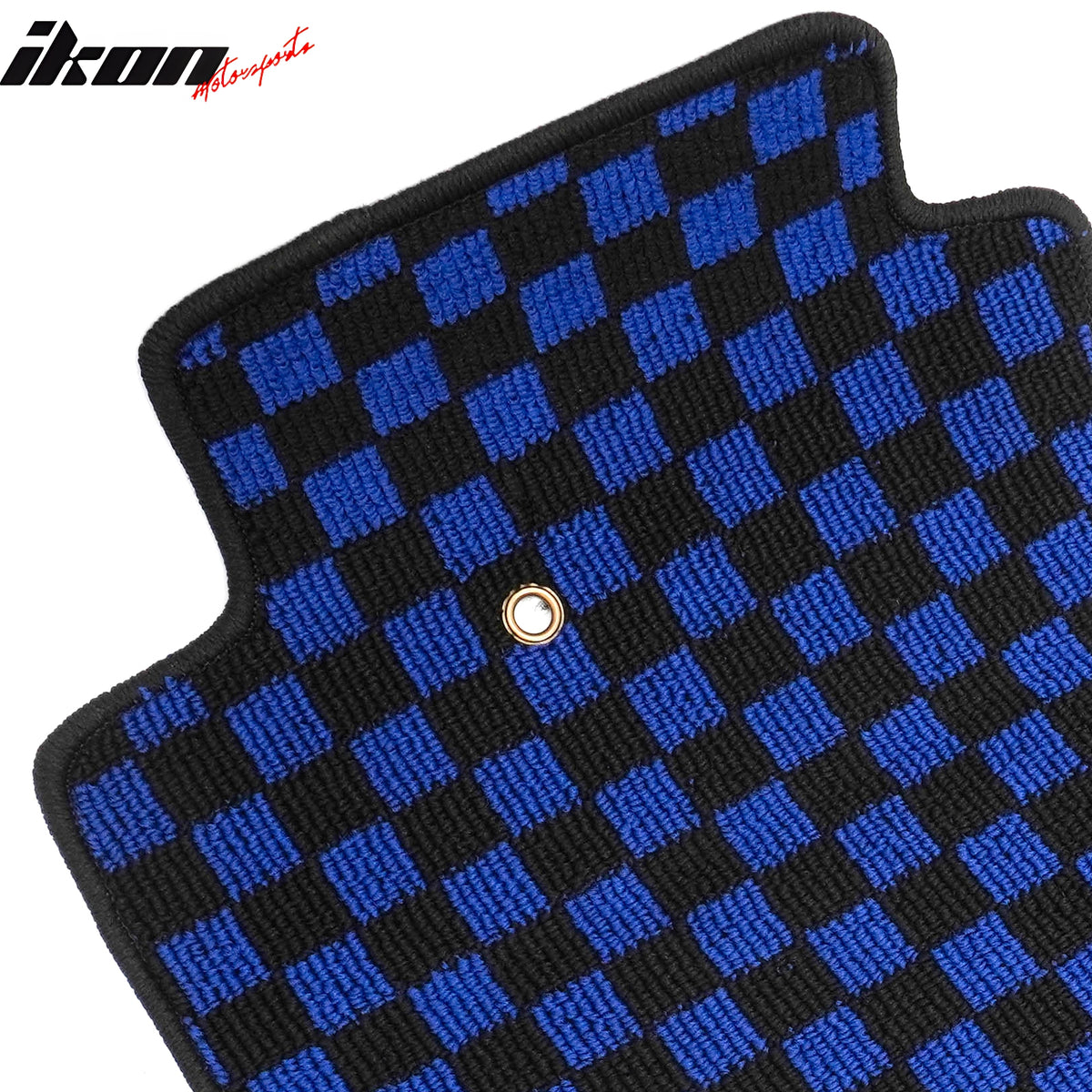 Fits 97-04 Chevrolet Corvette Car Floor Mats Checkered Carpets Black Blue Plaid