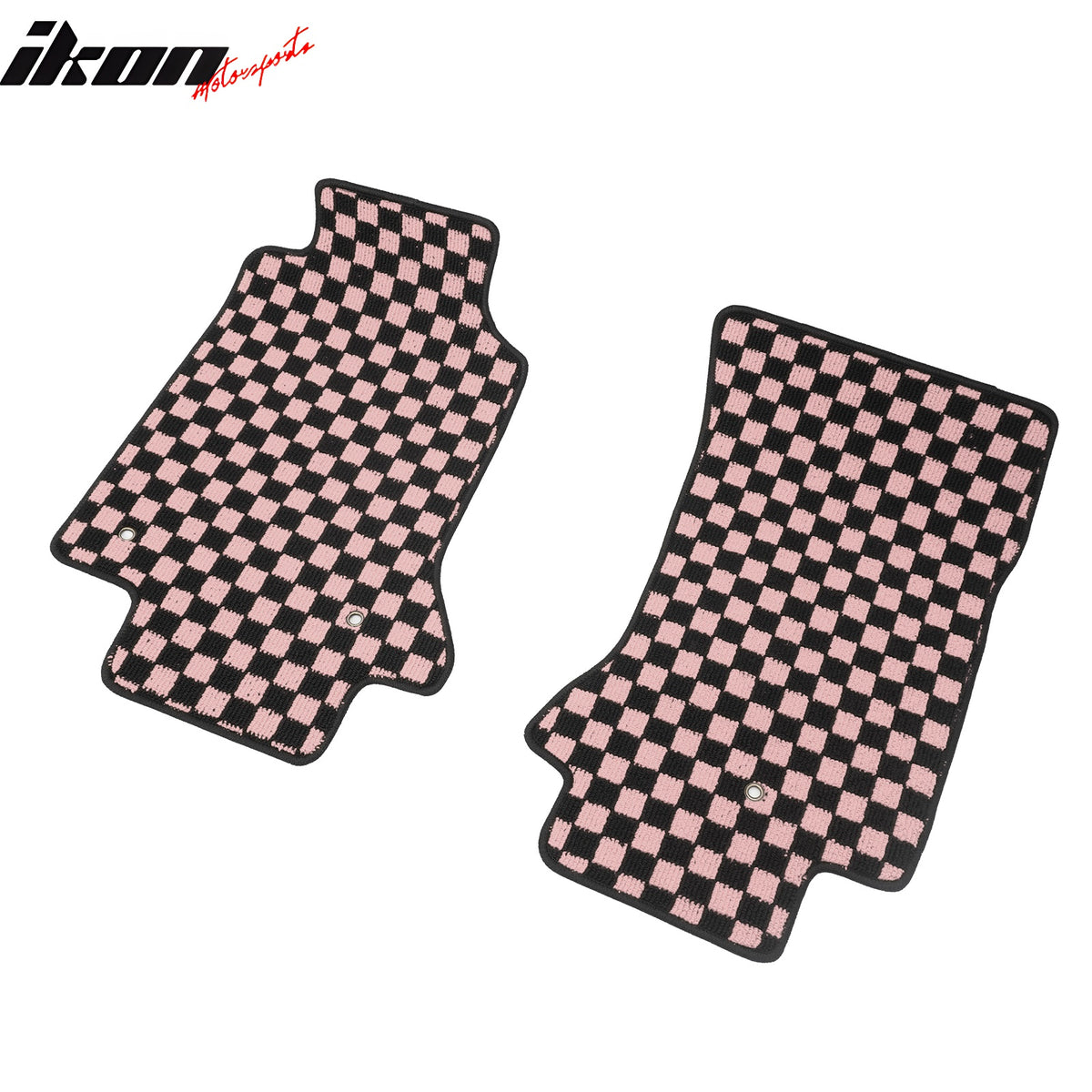 Fits 97-04 Chevrolet Corvette Car Floor Mats Checkered Carpets Black Pink Plaid
