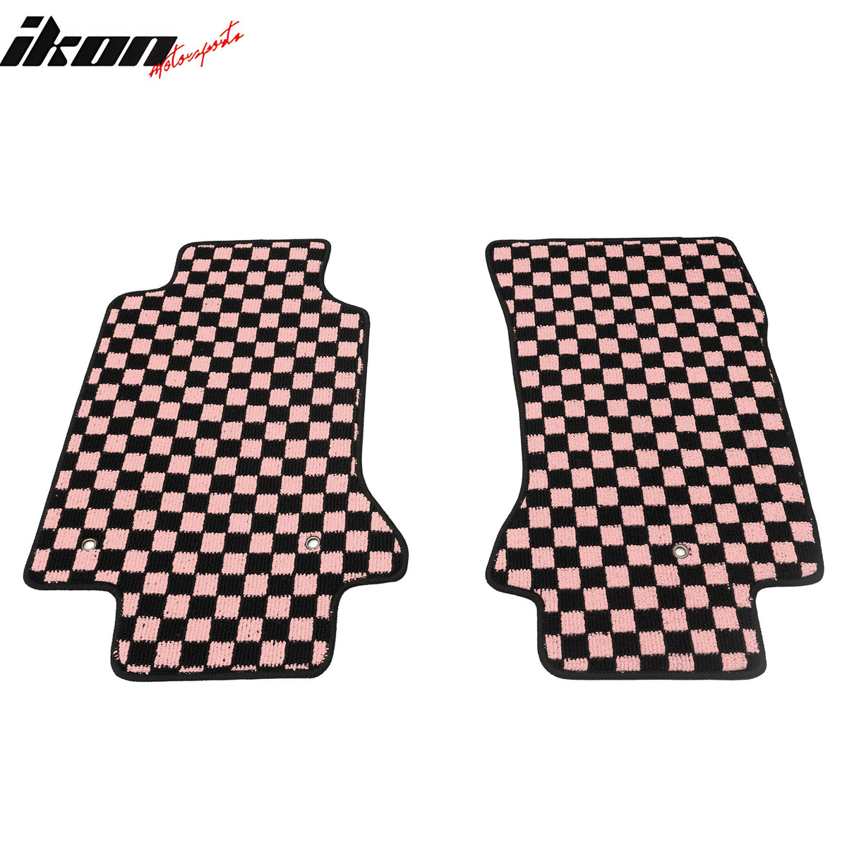 Fits 97-04 Chevrolet Corvette Car Floor Mats Checkered Carpets Black Pink Plaid