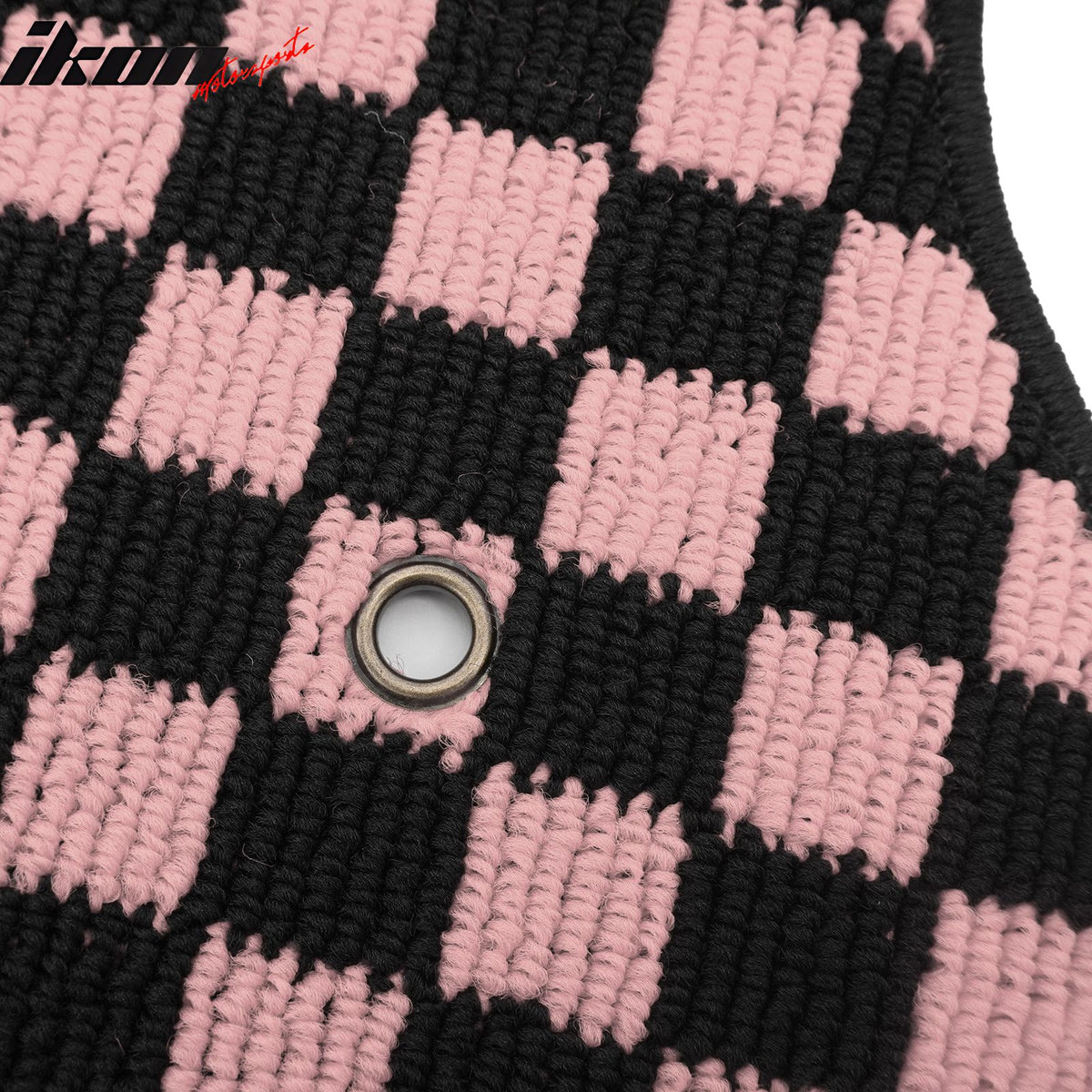 Fits 97-04 Chevrolet Corvette Car Floor Mats Checkered Carpets Black Pink Plaid