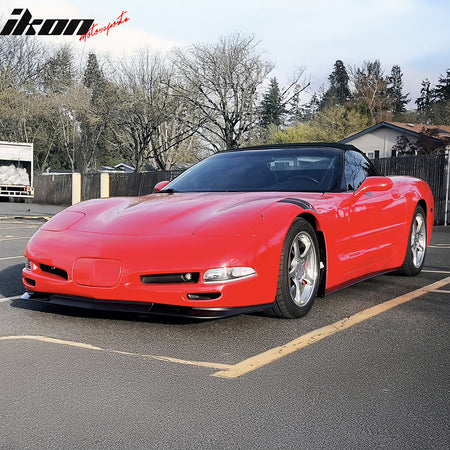 Fits 97-04 Chevy Corvette C5 ZR1 V2 Style Front Bumper Lip Spoiler Splitter PU