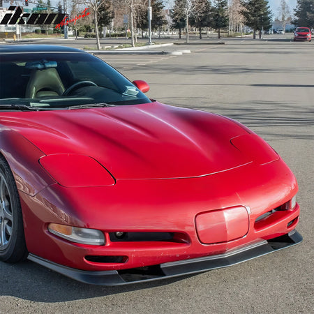 Fits 97-04 Chevy Corvette C5 ZR1 V2 Style Front Bumper Lip Spoiler Splitter PU