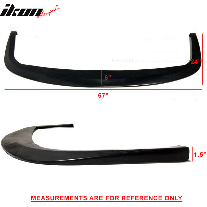 Fits 97-04 Chevrolet Corvette C5 IKON Aero Style Front Bumper Lip Spoiler Kit PU