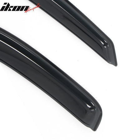 Fits 97-04 Dodge Dakota Standard Cab Window Visors In-Channel Rain Shade 2PCS