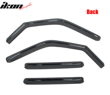 Fits 97-17 Ford Expedition 98-17 Lincoln Navigator In Channel Window Visor Guard