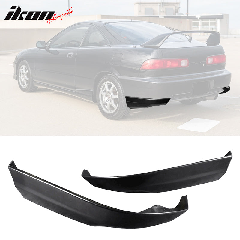 1998 Integra Rear Black Rear Bumper Lip Apron for 1998-2001 Acura Integra – USDM Style ...