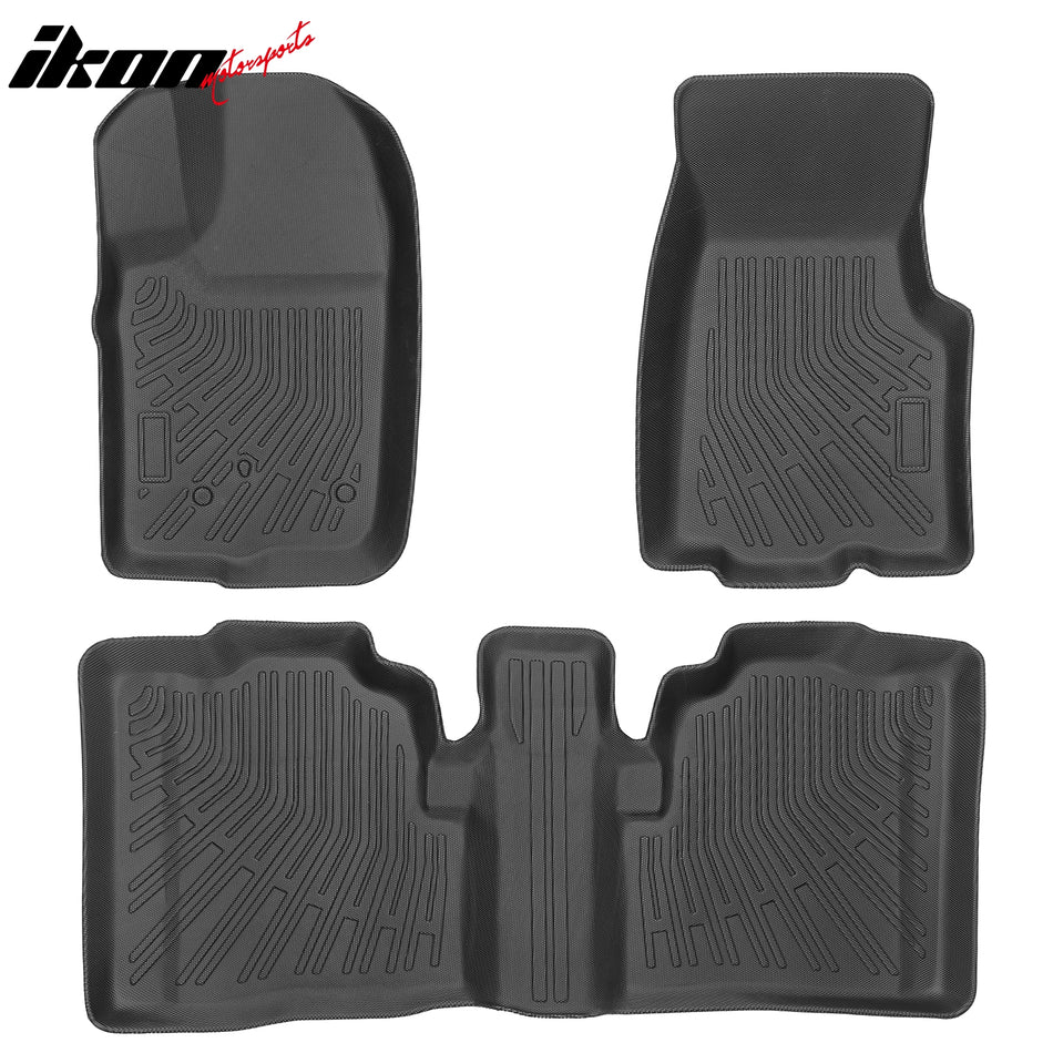 1998-2003 Ford Ranger SuperCab Anti-Slip Floor Mats All Weather Carpets TPE
