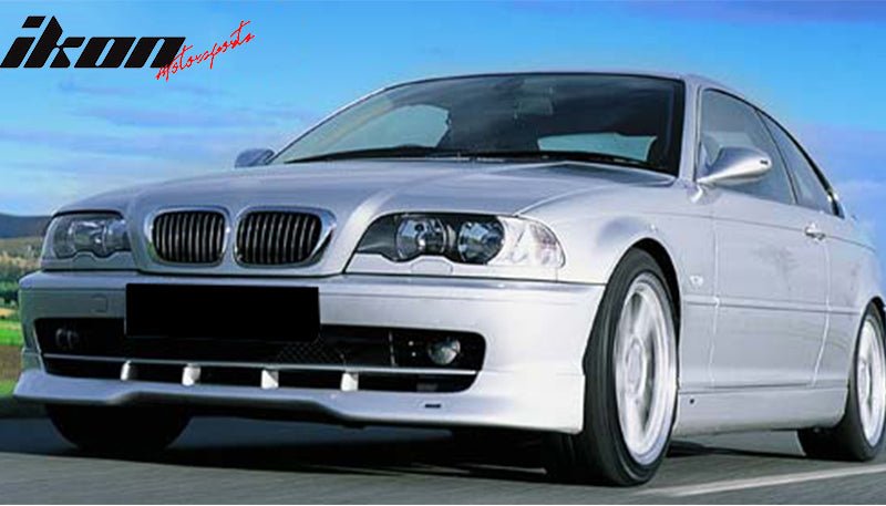 Fits 99-03 BMW E46 3 Series 2DR Coupe Front Bumper Lip H Style Chin Spoiler PU