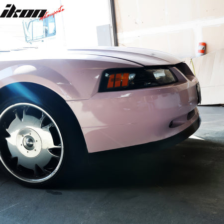 Fits 99-04 Ford Mustang Mach 2 Style Front Bumper Lip Spoiler Lower Splitter PU