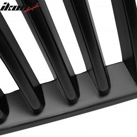 Fits 99-04 Ford Mustang Vertical Style Front Bumper Upper Grille ABS Unpainted