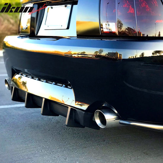 Fits 99-04 Ford Mustang MDA Style Rear Bumper Lip Diffuser Valance ...