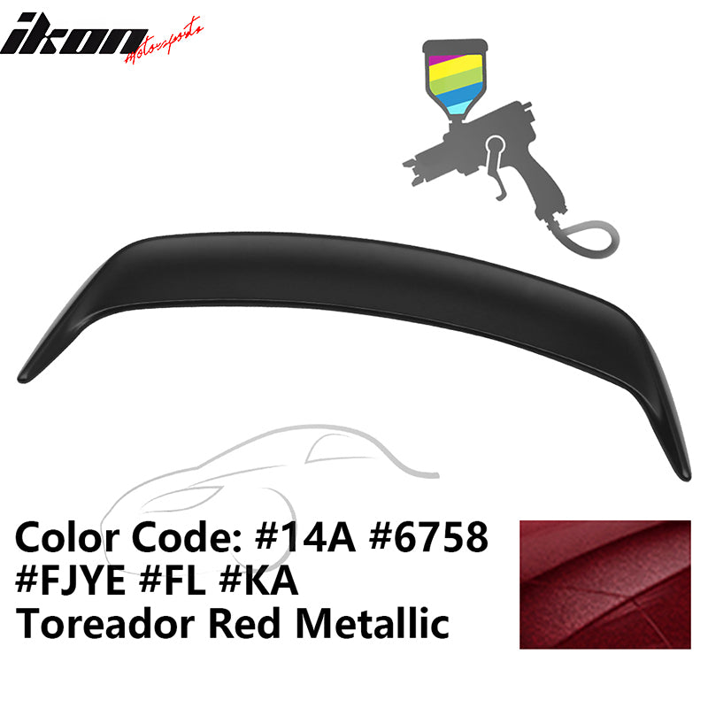 1999-2004 Ford Mustang OE #14A Toreador Red Metallic Trunk Spoiler ABS