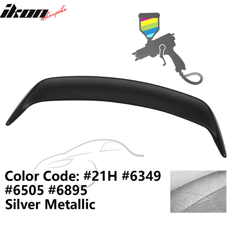 1999-2004 Ford Mustang OE Style #21H Silver Metallic Trunk Spoiler ABS