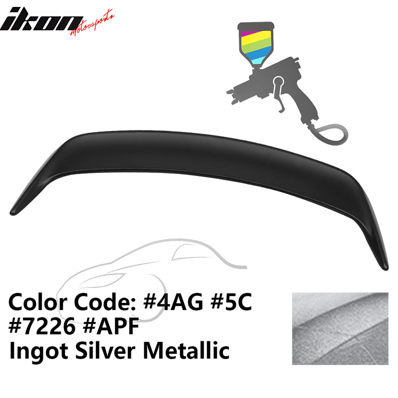 1999-2004 Ford Mustang OE Style #4AG Ingot Silver Trunk Spoiler ABS