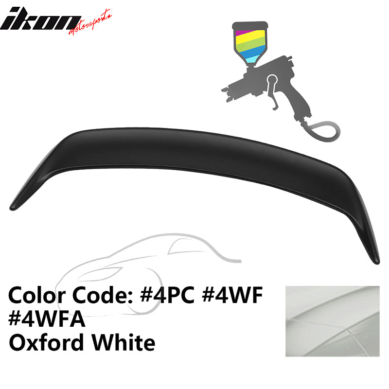 1999-2004 Ford Mustang OE Style #4PC Oxford White Trunk Spoiler ABS