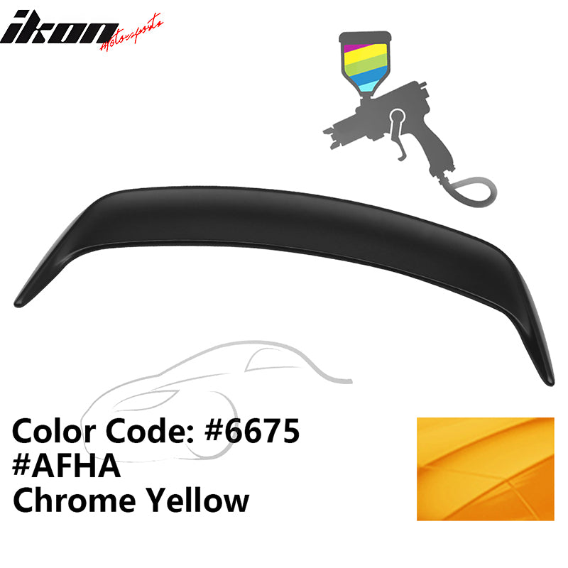 1999-2004 Ford Mustang OE Style #6675 Chrome Yellow Trunk Spoiler ABS