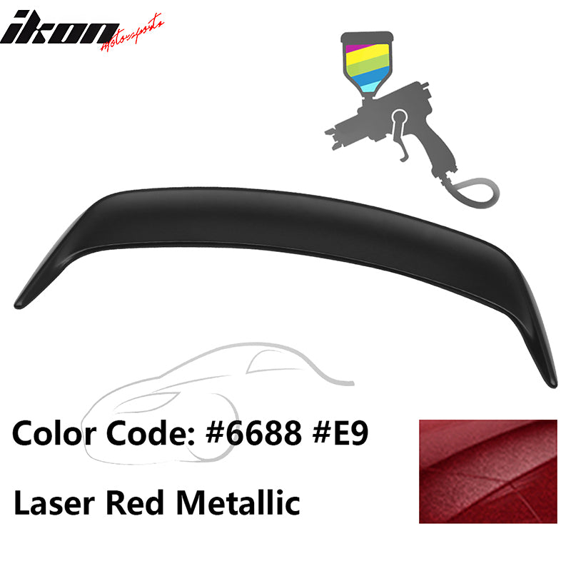 1999-2004 Ford Mustang OE #6688 Laser Red Metallic Trunk Spoiler ABS