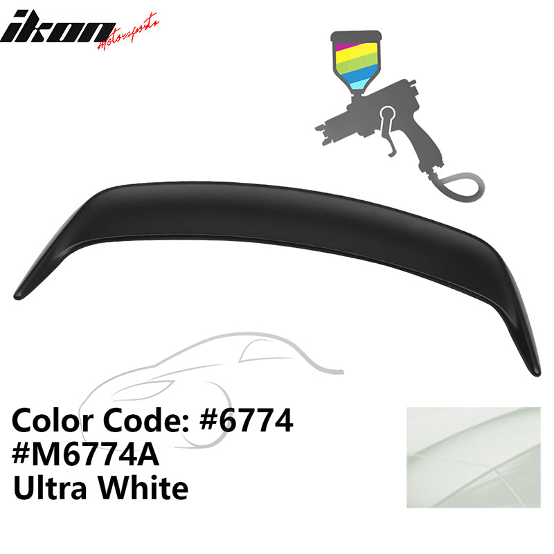 1999-2004 Ford Mustang OE Style #6774 Ultra White Trunk Spoiler ABS