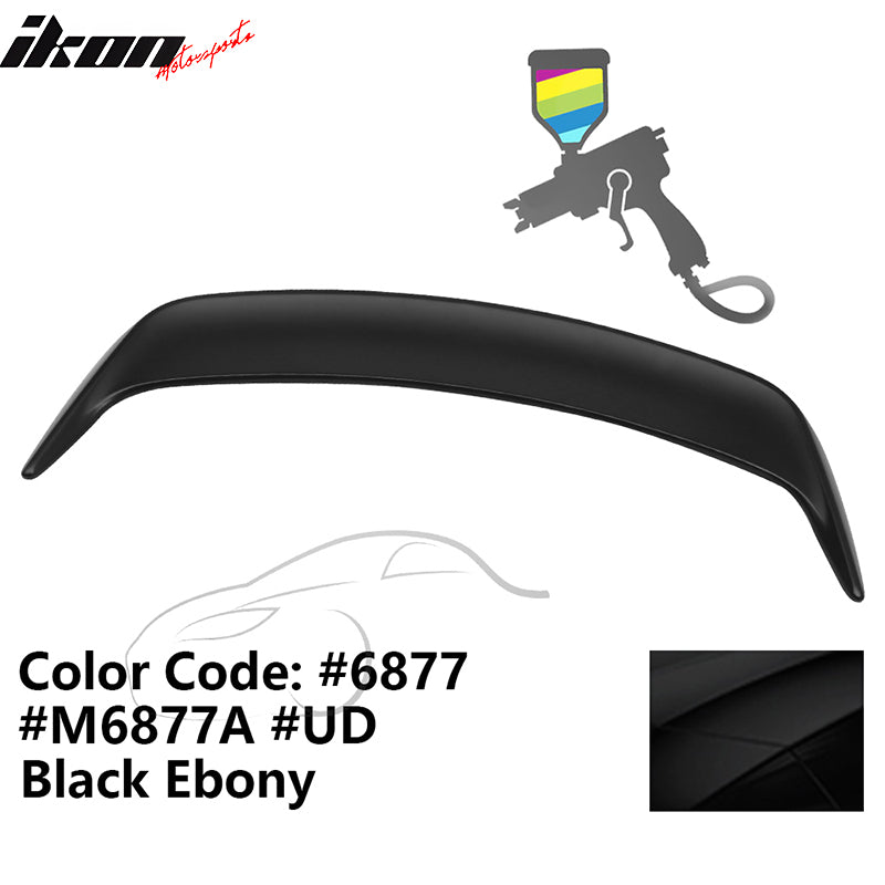 1999-2004 Ford Mustang OE Style #6877 Black Ebony Trunk Spoiler ABS