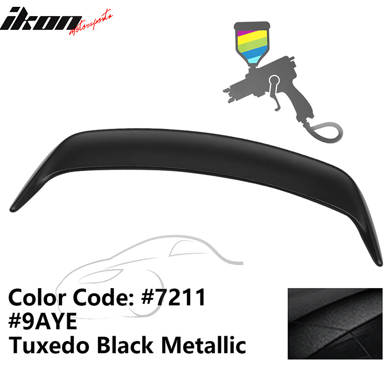 1999-2004 Ford Mustang OE Style #7211 Tuxedo Black Trunk Spoiler ABS