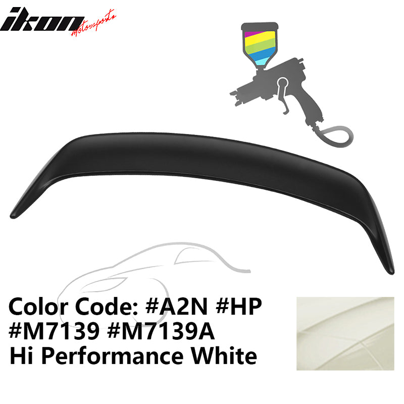1999-2004 Ford Mustang OE #A2N Hi Performance White Trunk Spoiler ABS