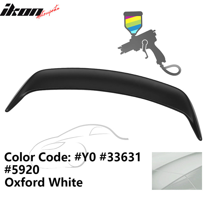 1999-2004 Ford Mustang OE Style #Y0 Oxford White Trunk Spoiler ABS