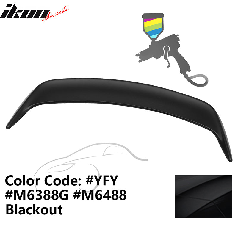 1999-2004 Ford Mustang OE Style #YFY Blackout Trunk Spoiler ABS