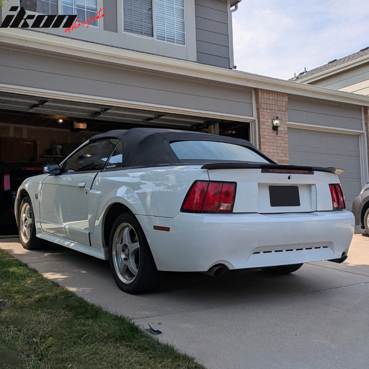 Fits 99-04 Ford Mustang MDA Rear Decklid Trunk Spoiler Gurney Flap Wicker Bill