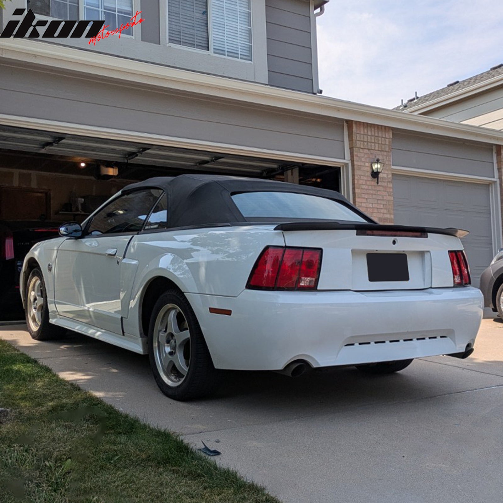 Fits 99-04 Ford Mustang MDA Rear Decklid Trunk Spoiler Gurney Flap Wicker Bill