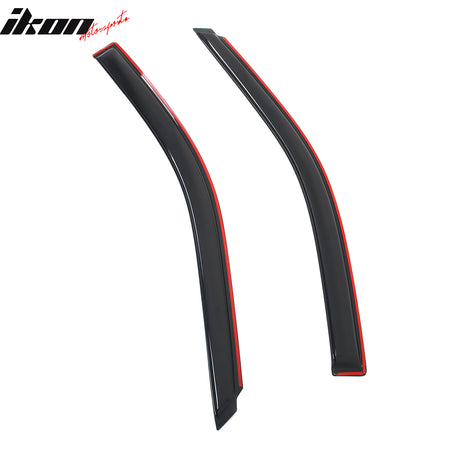 Fits 99-04 Honda Odyssey In Channel Window Visors Sun Rain Vent Sun Deflectors