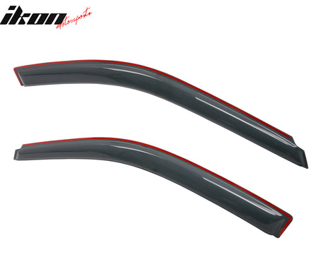 Fits 99-04 Honda Odyssey In Channel Window Visors Sun Rain Vent Sun Deflectors