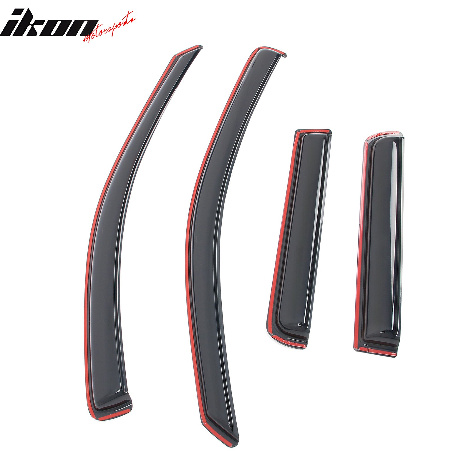 Fits 99-04 Jeep Grand Cherokee In Channel Window Visor Side Rain