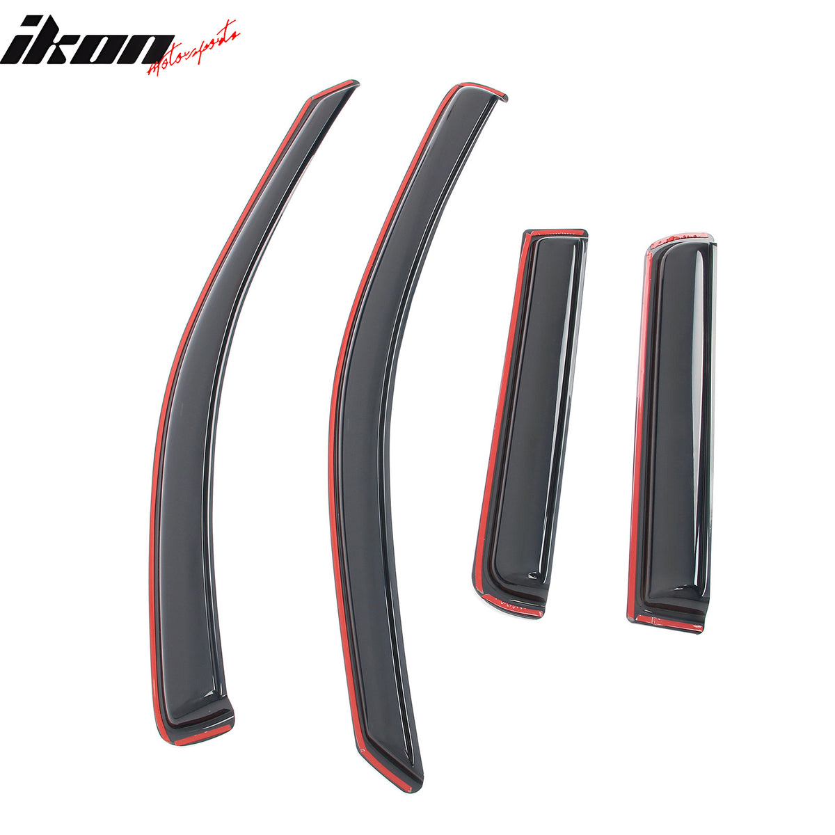 Fits 99-04 Jeep Grand Cherokee In Channel Window Visor Side Rain Deflectors Vent