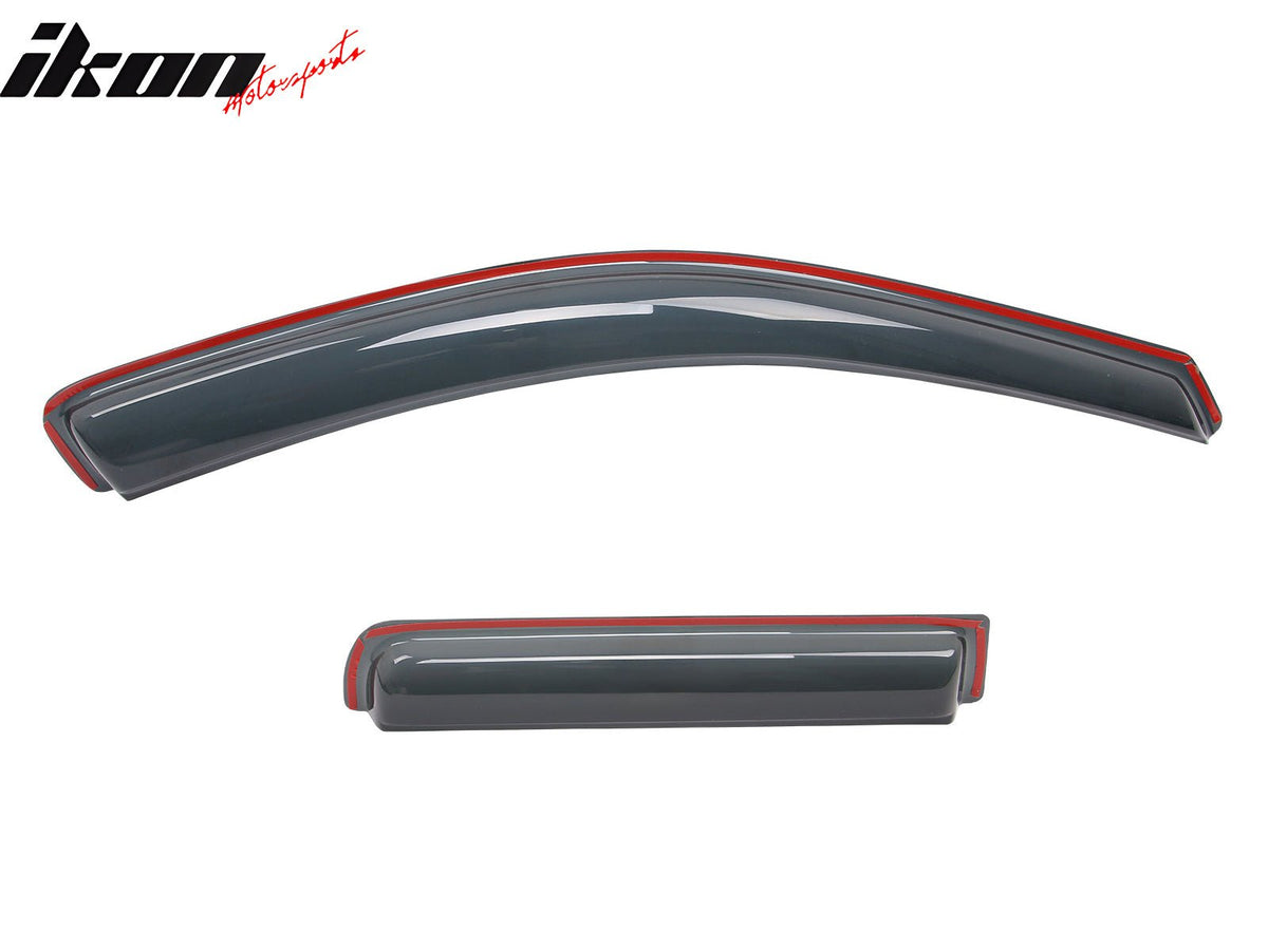 Fits 99-04 Jeep Grand Cherokee In Channel Window Visor Side Rain Deflectors Vent